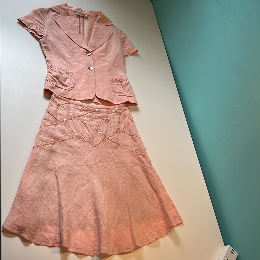 Boutique Summer set made of linen (expensive material)